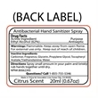 SanCard 20 ml. Antibacterial Hand Sanitizer Spray | https://www.bestnamebadges.com