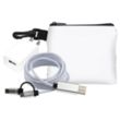 TechMesh Pro Mobile Charging Cable Kit in Mesh Zipper Pouch | https://www.bestnamebadges.com