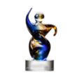 Genesis Award - Clear | https://www.bestnamebadges.com