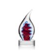 Trilogy Flame Award - Clear | https://www.bestnamebadges.com