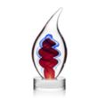 Trilogy Flame Award - Clear | https://www.bestnamebadges.com
