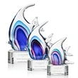 Neptune Fish Award on Paragon Base | https://www.bestnamebadges.com