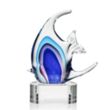 Neptune Fish Award on Paragon Base | https://www.bestnamebadges.com