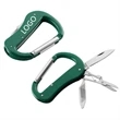 Multitool Carabiner With Knife, Opener and Scissors | https://www.bestnamebadges.com