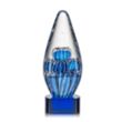 Contempo Award on Paragon Base - Blue | https://www.bestnamebadges.com