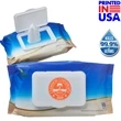 USA Printed Wet Wipes w/ Custom Logo | https://www.bestnamebadges.com