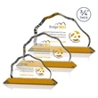 Petersen VividPrint™ Award - Amber | https://www.bestnamebadges.com