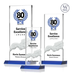 Poole VividPrint™ Award - Blue | https://www.bestnamebadges.com