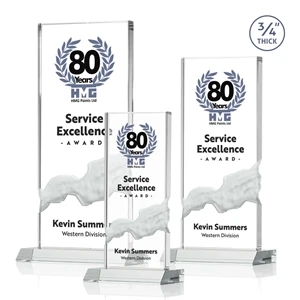 Poole VividPrint™ Award - Clear | https://www.bestnamebadges.com