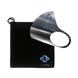 MICROFIBER FACE MASK WITH MICROFIBER POUCH - VIVID FULL COLO