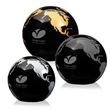 Globe Paperweight - Black | https://www.bestnamebadges.com