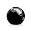 Globe Paperweight - Black | https://www.bestnamebadges.com