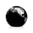 Globe Paperweight - Black | https://www.bestnamebadges.com