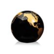 Globe Paperweight - Black | https://www.bestnamebadges.com