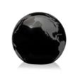 Globe Paperweight - Black | https://www.bestnamebadges.com