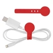 Adjustable Silicone Cable Tie | https://www.bestnamebadges.com