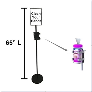 Metal Wipes Floor Stand