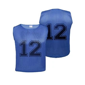 Athllete Pinnie with numbers - Scrimmage Vest | https://www.bestnamebadges.com