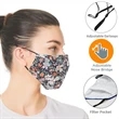 RUSH 3-Layer Face Mask w/Full Color Sublimation | https://www.bestnamebadges.com