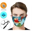 RUSH 2-Layer w/ Full Color Logo Adjustable Face Masks | https://www.bestnamebadges.com