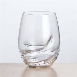 Bartolo Stemless Wine - Deep Etch | https://www.bestnamebadges.com