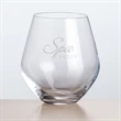 Reina Stemless Wine - Deep Etch | https://www.bestnamebadges.com