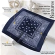 100% Cotton Bandana | https://www.bestnamebadges.com