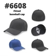 6 Panel Full Size Flex Fit Cap | https://www.bestnamebadges.com