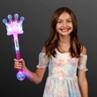 17.2" Light Up Toy Crown Wand | https://www.bestnamebadges.com