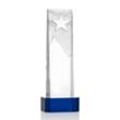 Stapleton Star Award on Base - Blue | https://www.bestnamebadges.com