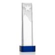 Stapleton Star Award on Base - Blue | https://www.bestnamebadges.com