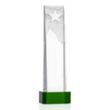 Stapleton Star Award on Base - Green | https://www.bestnamebadges.com