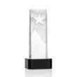 Stapleton Star Award on Base - Black | https://www.bestnamebadges.com