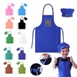 Kids Apron and Chef Cap | https://www.bestnamebadges.com