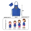 Kids Apron and Chef Cap | https://www.bestnamebadges.com
