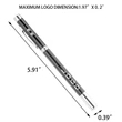 Laser Pointer LED Stylus Ball Pen | https://www.bestnamebadges.com