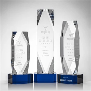 Delta Award on Base - Blue | https://www.bestnamebadges.com