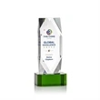 Delta VividPrint™ Award on Base - Green | https://www.bestnamebadges.com