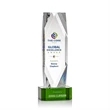 Delta VividPrint™ Award on Base - Green | https://www.bestnamebadges.com