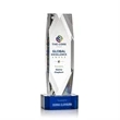 Delta VividPrint™ Award on Base - Blue | https://www.bestnamebadges.com