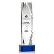Delta VividPrint™ Award on Base - Blue | https://www.bestnamebadges.com