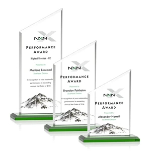 Conacher VividPrint™ Award - Green | https://www.bestnamebadges.com