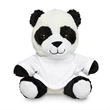 7" Plush Panda with T-Shirt | https://www.bestnamebadges.com