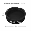 Round Silicone Ashtray | https://www.bestnamebadges.com