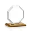 Leyland Award - Amber | https://www.bestnamebadges.com