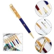 Bling Dynamic Crystal Liquid Metal Ballpens | https://www.bestnamebadges.com