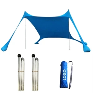 Windproof Sun Protection Canopy with Carry Bag
