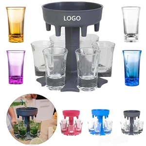 6 Shot Cup Dispenser and Holder kit