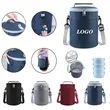 Insulated Round Lunch Bag | https://www.bestnamebadges.com