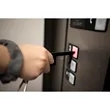 Touchless Black Acrylic Sanitary Key | https://www.bestnamebadges.com